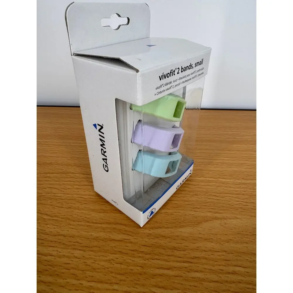 Garmin Vivofit 2 bands small 3 pack pastel replacement wristbands silicon